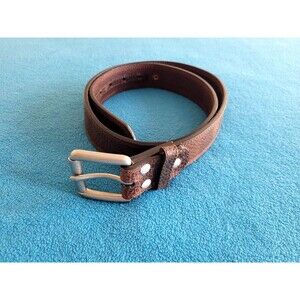 Ariat Men's Dark Brown Triple Stitch Full Grain Leather Belt Size 44 A10004630